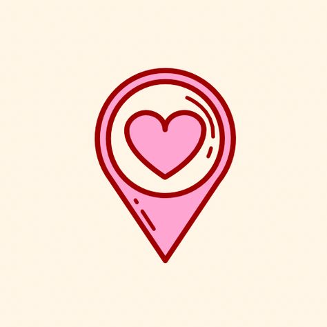 Y2k Maps Icon, Red And Pink Icons Aesthetic, Maps Icon Aesthetic, Maps App Icon, Google Maps Icon, Fatale Aesthetic, Femme Fatale Aesthetic, Maps Aesthetic, Vintage App