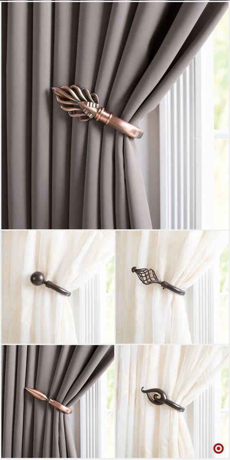 Curtain Designs For Bedroom, Curtains Living Room Modern, Room Decor Curtains, Plain Curtains, Luxury Curtains, Curtains Holdbacks, Living Room Decor Curtains, Elegant Curtains, Decor Curtains