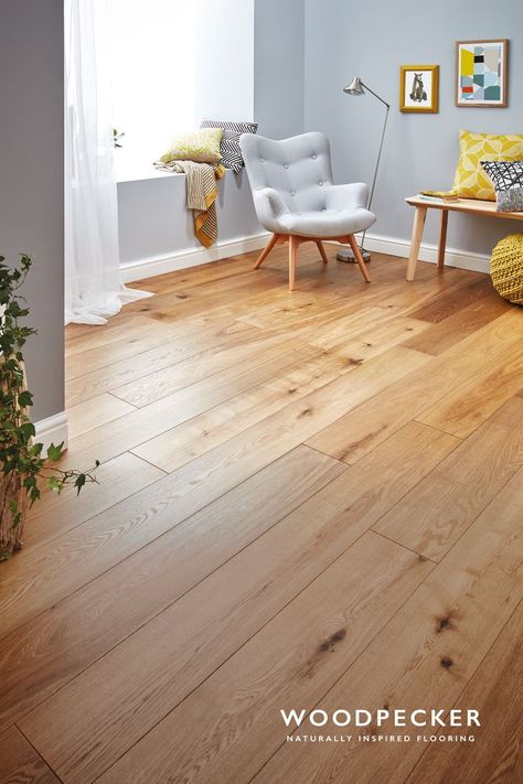 Living Room Wood Floor, Oak Wood Floors, Oak Flooring, Room Deco, Bamboo Flooring, Engineered Wood Floors, Living Room Flooring, Into The Woods, Bedroom Flooring