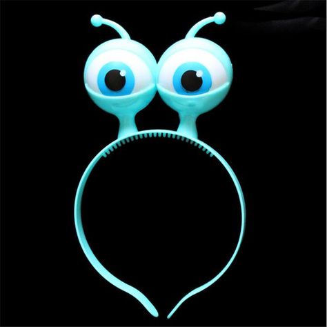 Alien Headpiece Diy, Custome Ideas, Alien Eyes, Alien Headband, Alien Party, Parade Ideas, Coldplay Concert, Homecoming Week, Space Camp