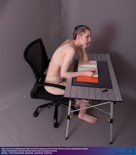 Desk Pose, Desk Reference, Sitting At Desk, Person Drawing, Sitting Poses, Person Sitting, Cute Couple Poses, Human Poses Reference, Figure Poses