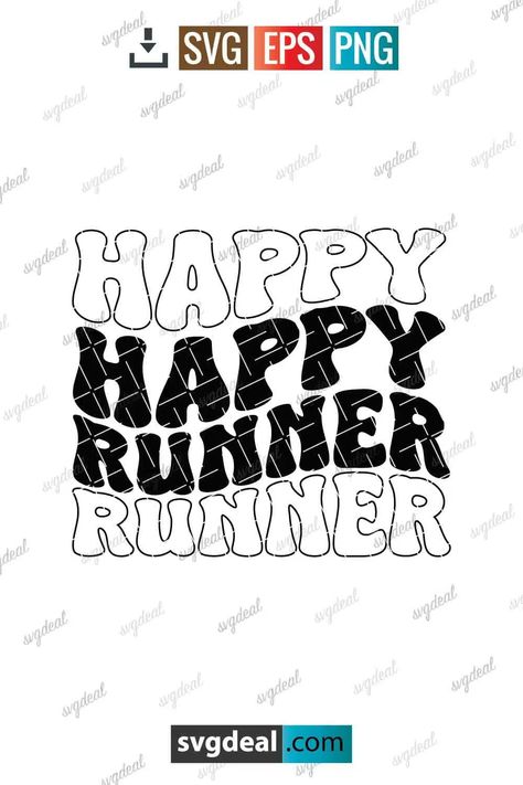 Happy Runner Svg Track Silhouette, Lovely Runner Journal, Track Svg, Runner Silhouette, Only Track Runners Understand, Start Now, File Free, Svg Free Files, Personal Project