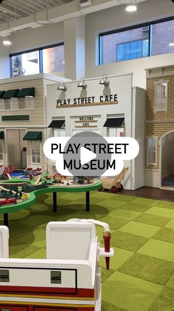 Fun things to do with kids in NYC on Instagram: "A brand new play space is on the way for Manhattan tots! The Play Street Museum caters to kids ages 0-8. Opening soon on the Upper West Side, it brings a mini city to life inspiring creative play. Hit the grocery store, ice cream shop, vet, fire station, and more for pretend play. Gather around the train table. Reserve some slime time or paint your own pottery. Reservations are now open for play time, parties, and special events!  Projected grand opening is February 17.  📍 805 Columbus Avenue New York, NY 10025  #playstreetmuseum #indoorplayspace #nyc #nyckids" Childrens Museum Ideas, Pretend City, Play Grocery Store, Indoor Play Centre, Slime Time, Mini City, Nyc With Kids, Train Table, Magic House