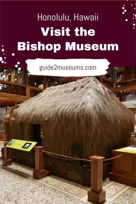 Bishop Museum: Honolulu, Hawaii: Top Natural & Cultural Museum – guide2museums.com Traditional Hawaiian Food, Cultural Museum, Bishop Museum, Shield Volcano, Hawaiian Artists, Museum Cafe, Hawaii Volcano, Army Corps Of Engineers, Road Trip Hacks