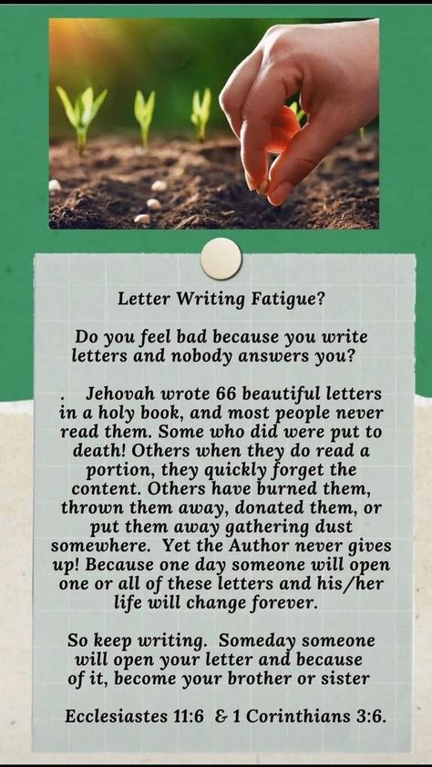 Letter Writing Examples, Comforting Scripture, Letter Writing Samples, Letter Of Encouragement, Public Witnessing, Letter Writing Template, Jehovah Quotes, Jehovah Witness Quotes, Personal Bible Study