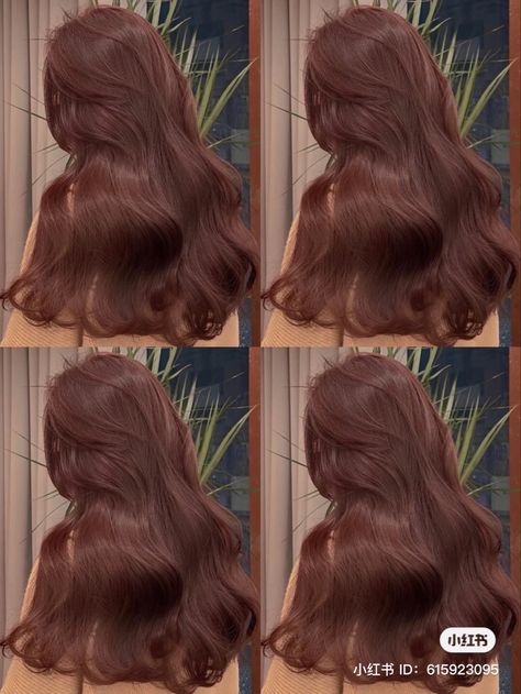 Popular Hair 2023, Neutral Tone Red Hair, Chocolate Pink Hair, Red Brown Hair Color Auburn, Redish Brownish Hair, Spring Brown Hair Color, Brick Red Hair, Hair Color For Long Hair, Color For Long Hair