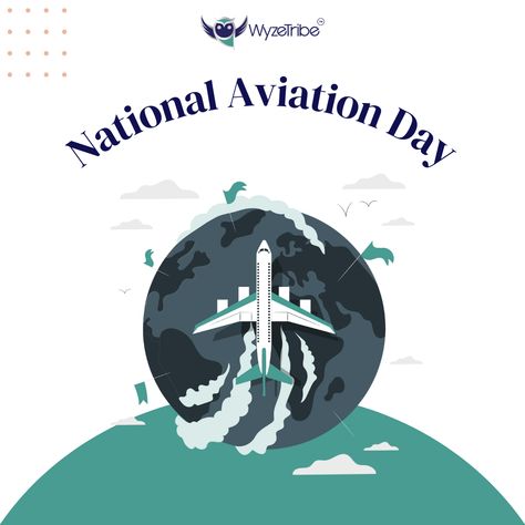 Without aviation, we'd still be taking cars, trains, and boats to far away destinations. Let us thank civil aviation for making traveling so much more efficient. Happy National Aviation Day National Aviation Day, Civil Aviation, Creative Posters, Boats, Let It Be, Cars, Movie Posters, Quick Saves, Film Posters