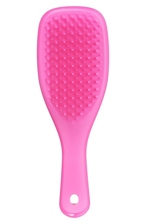 Barbi pink | Nordstrom Short Teeth, Mini Hair Brush, Detangler Brush, Detangle Hair, Tangle Teezer, Beauty Brushes, Detangling Brush, Hair Detangler, Frizz Free