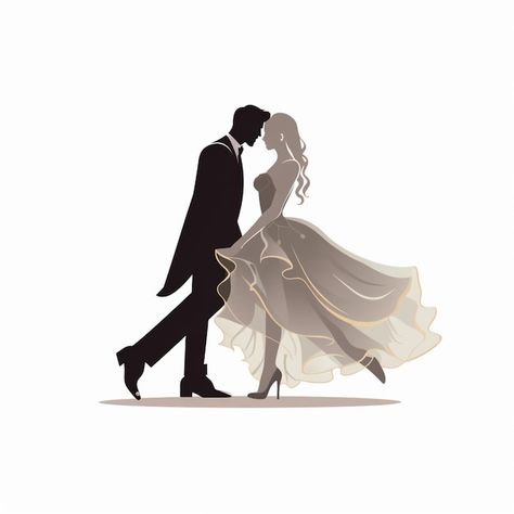 Starlight Tattoo, Dancing Couple Silhouette, Sketching References, A Couple Dancing, Waltz Dance, Dance Logo, Shadow Illustration, Drawing Help, The Word Love