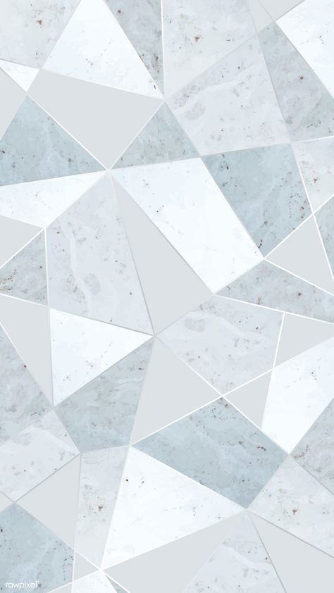 Triangular mobile phone wallpaper vector | premium image by rawpixel.com / sasi Grey Mosaic, Mobile Phone Wallpaper, Free Illustration Images, Marble Background, Wallpaper Iphone Christmas, 3d Texture, Decoration Inspiration, Iphone Background Wallpaper, Floor Patterns