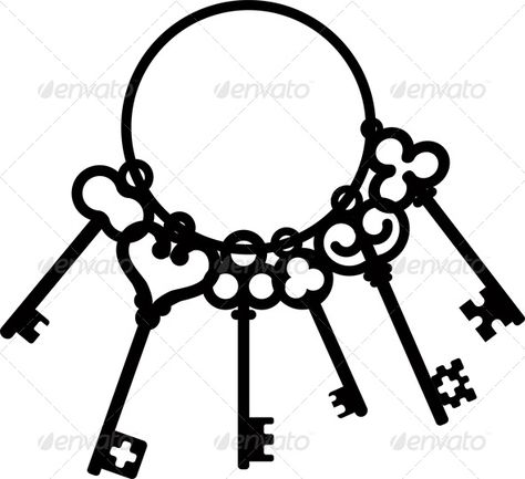 Keys Illustration, Key Drawings, Key Logo, Key Tattoo, Ring Icon, House Icon, Old Keys, Skeleton Keys, Alone Photography