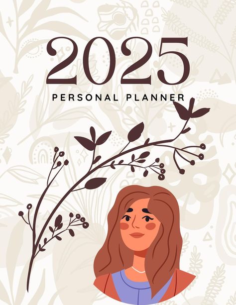 "Get ready to organize 2025 in style with this personal planner cover designed in a brown floral pattern. This elegant and unique design will add a touch of natural beauty to your daily planner, making it perfect for personal use or as a special gift for a loved one. Enjoy a modern design that reflects your good taste and is in harmony with the spirit of organization and creativity " Planner Cover Printable, Planner Cover Design, Planner Making, Brown Flowers, Planner Cover, Planner Design, Personal Planner, Brown Floral, Floral Motifs