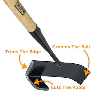 Amazon.com: Kwik Edge Tool - Garden Edger Weeder - Soil Cultivator - Hoe Long Handle Grass Flower Backyard Gardening Tool : Patio, Lawn & Garden  Affiliate Grass Flower Bed, Flower Backyard, Landscaping Edging, Edge Garden, Garden Edger, Edging Tools, Grass Edging, Lawn Edger, No Grass Backyard