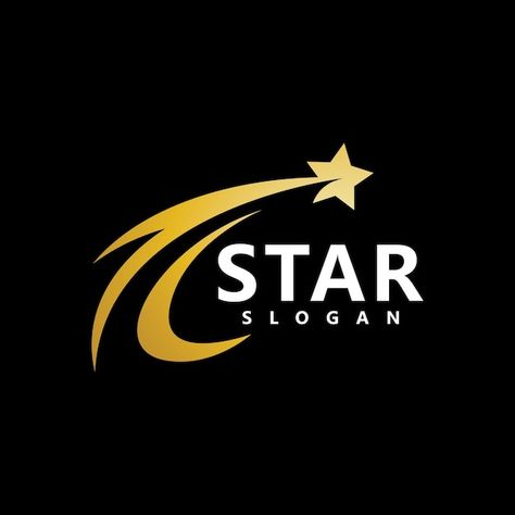 Star Logo Design Graphics, Star Logo Design Creative, Stars Logo Design, Football Logo Maker, Success Logo, Photography Logo Maker, Aj Logo, Sky Logo, Logo Maker Free