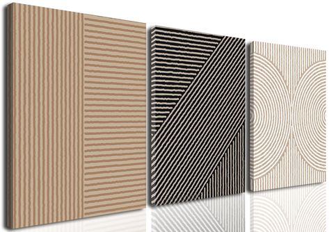 PRICES MAY VARY. Framed Boho Abstract Wall Art: This set of three framed modern decorative paintings in black brown beige combines abstract wall decor with geometric lines for a simple and stylish design. Delicate beige lines perfectly connect the entire picture, showing clear and delicate lines and layering, adding a stylish touch to any space. The minimalist design incorporates linear elements, making it a versatile choice for those who appreciate minimalist wall decor. Modern Minimalist Geome Light Brown Wall Paint, Black And Tan Living Room, Black Boho Living Room, Modern Minimalist Painting, Brown Bedroom Decor, Painting Room Decor, Bedroom Transformation, Painting Room, Neutral Wall Decor