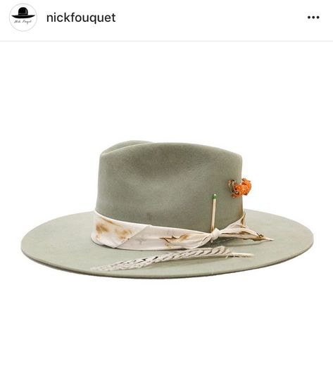 Hat Customization, Nick Fouquet Hats, Ascot Style, Nick Fouquet, Bohemian Style Men, Mens Hats Fashion, Mens Hats, Love Hat, Stylish Hats