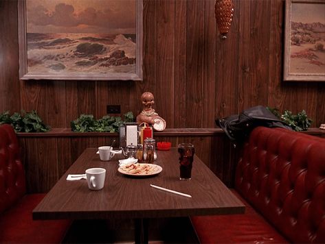 Twin Peaks 1990, Dale Cooper, Laura Palmer, Wall Inspiration, Between Two Worlds, Empty Room, Twin Peaks, 인테리어 디자인, Diner