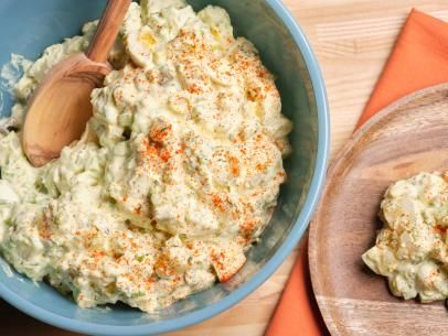 Classic American Potato Salad Recipe | Food Network Kitchen | Food Network Food Network The Kitchen, American Potato Salad, Best Potato Salad Recipe, Classic Potato Salad, Easy Potato Salad, Potato Salad Recipe, Food Network Magazine, Potato Side Dishes, Potato Skins