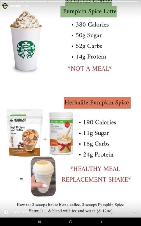 Pumpkin Spice Herbalife Recipes, Pumpkin Spice Herbalife Shake, Herbalife House Blend Coffee Recipes, Herbalife Benefits, Herbalife Meal Replacement Shakes, Herbalife Coffee, Fall Teas, Herbalife Marketing, Opportunities Quotes