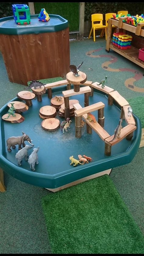 Animal Tuff Tray Ideas Eyfs, Garden Tuff Tray Ideas, Zoo Tuff Tray, Animal Tuff Tray Ideas, Animals Eyfs, Eyfs Outdoor Area, Tuff Tray Ideas Toddlers, Tuff Tray Ideas, Kids Sensory Activities