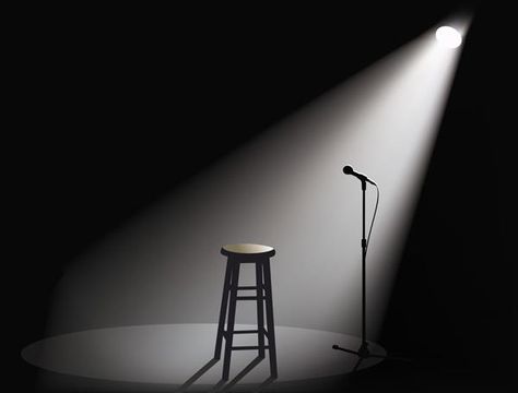 Five lessons from stand-up comedy school — Peter Cook Bühnen Design, Arte Jazz, Stage Lighting Design, Open Mic Night, Magic Show, Stand Up Comedians, Stand Up Comedy, Stage Lighting, Stage Design