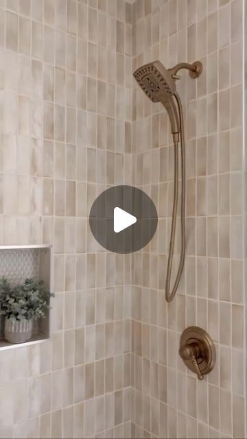 The Tile Shop on Instagram: "Create your own custom design by mixing tile shapes and patterns. In this shower, the Penny Round White mosaic complements its surrounding vertically stacked subway to showcase a uniquely modern and inviting space by @prairie.homes." Tile Shapes, Penny Round, White Mosaic, The Tile Shop, Shapes And Patterns, Penny, Bathrooms, Mosaic, Tile