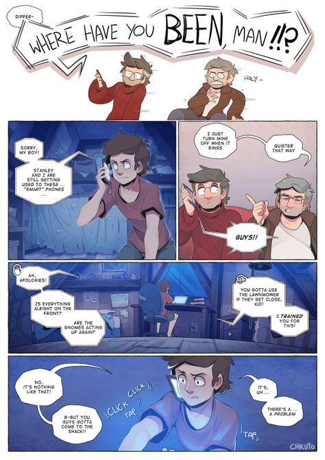 Dipper And Bill, Gravity Falls Dipper, Short Comic, Gravity Falls Funny, Gravity Falls Au, Gravity Falls Fan Art, Gravity Falls Comics, Reverse Falls, Dipper Pines