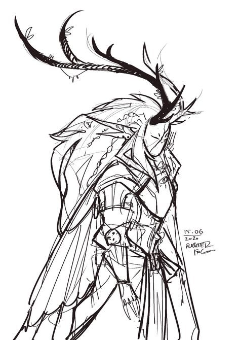 Horned Fae, Fey Dnd, Fae Oc, Fae Art, Poses References, Creature Concept Art, Creature Concept, Character Design References, Drawing Reference Poses