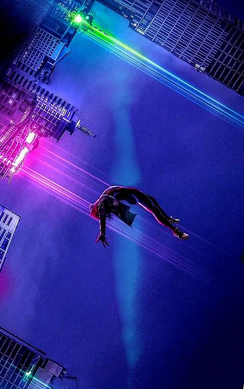 Miles Morales leap of faith Spider Man Multiverse Wallpaper, Spider Man Multiverse, Spider Man Spider Verse, Image Spiderman, Man Spider, Movie Artwork, Miles Morales Spiderman, Into The Spider Verse, Univers Marvel