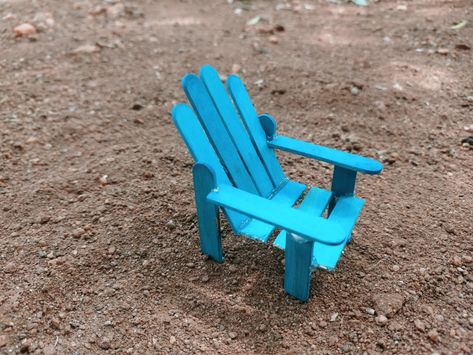 Popsicle Chair Popsicle Chair, Popsicle Stick Chair, Stick Chair, Ice Cream Stick Craft, Miniature Chair, Ice Cream Stick, Popsicle Stick, Popsicle Sticks, Kid Crafts