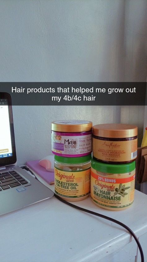 Natural 4c Hair Products, 4c Hair Supplies, Curly Products For 4c Hair, Skincare Products For Black Women, Natural Hair Care Products Aesthetic, Skin Care Products Black Women, Best Product For Hair Growth, 4b Hair Products For Growth, Hair Products For 4b/4c Hair