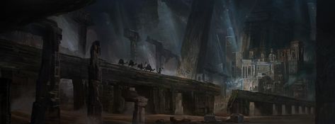 ArtStation - underground ruins, Yeonhee Kim Underground Ruins, Fantasy Art Landscapes, Fantasy Art, Concept Art, Art, Ruins