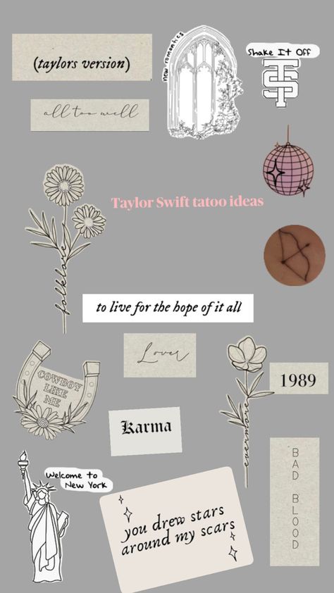 The Prophecy Tattoo Taylor Swift, Taylor Swift Symbols, Taylor Swift Tattoo Ideas Lyrics, Taylor Swift Inspired Tattoos, Taylor Swift Tattoo Ideas, Tattoo Lyrics, Symbols Tattoos, Taylor Swift Tattoo, August Taylor