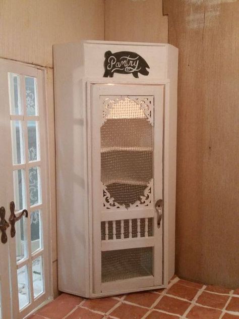 Standing Pantry, Corner Pantry, Diy Pantry, Pantry Door, Pantry Design, Kitchen Redo, Redo Furniture, Repurposed Furniture, Furniture Projects