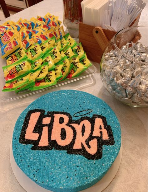 Libra Party Theme, Bratz Cupcakes, Libra Themed Party, Libra Bratz, Libra Season Cake, Libra Szn Cake, Libra Birthday Party, Libra Cake Ideas, Bratz Themed Birthday Party