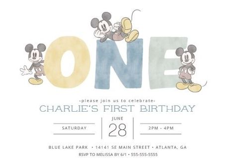 Disney's Mickey & Friends: Official Products on Zazzle 2nd Birthday Minnie Mouse, Minnie Birthday Invitations, Minnie Invitations, Minnie Mouse Invitation, Mouse Watercolor, Twodles Birthday, Minnie Mouse Invitations, Minnie Birthday Party, 2nd Birthday Party Themes