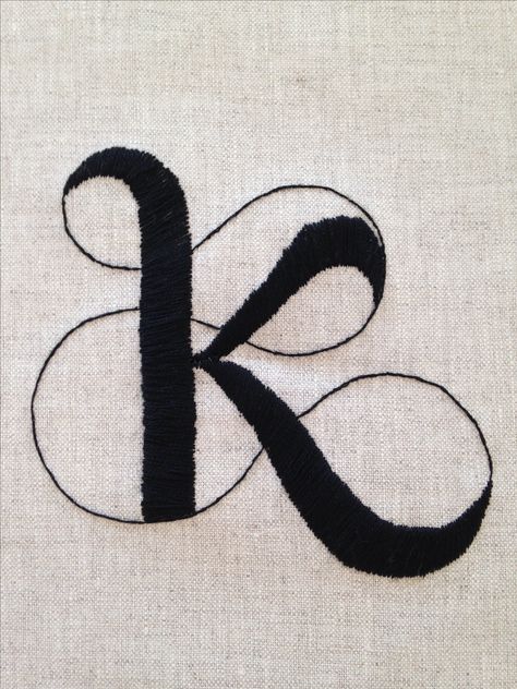 K Letter Embroidery Design, Letter K Embroidery Pattern, K Embroidery Letter, Initial Embroidery Letters, Embroidery Initials Letters, Letter K Embroidery, K Embroidery, Monogram Embroidery Letters, Embroidery Initials