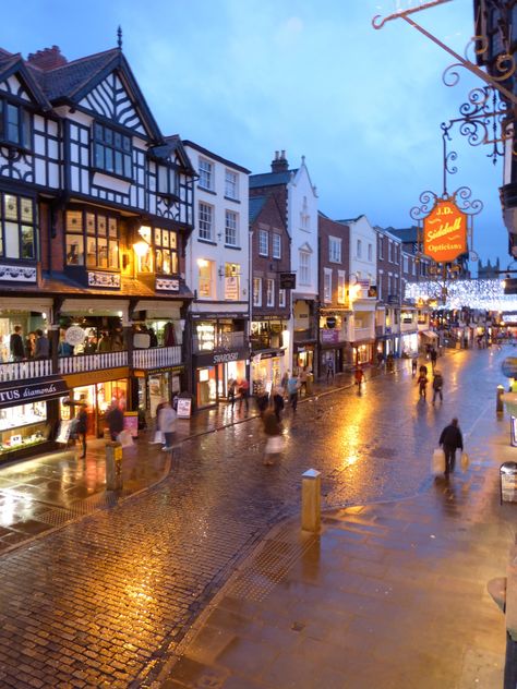 Bridge St - Chester, UK Chester City England Uk, British Landmarks, Cardiff Uni, Chester England, Chester City, Chester Uk, Chester Cathedral, West England, Visiting England