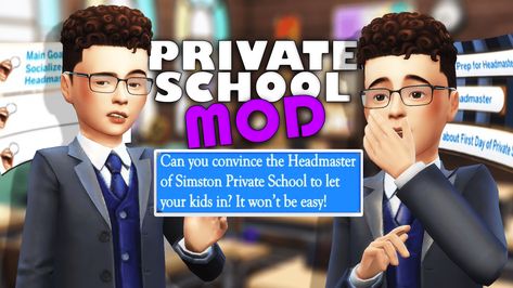 "Private School Mod" that will complete your education experience in the game! What does the Private School Mod actually do? All explained The Sims 4 Private School, Sims 4 Private School, Miss The Old Days, High School Years, Language Translation, The Mod, Private School, Social Interaction, Sims 4 Mods