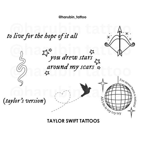 Powerless Lauren Roberts Tattoo Ideas, T Swift Tattoo, Ttpd Tattoo Ideas, Tiny Tattoos Taylor Swift, Taylor’s Version Tattoo, Taylor Swift Tiny Tattoo, Reputation Taylor Swift Tattoo, My Tears Ricochet Tattoo, Concert Tattoo Ideas