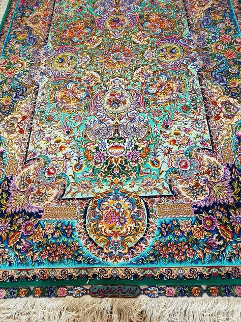 IF you are looking for a lifetime luxury rug this tabriz rug must be your right choice .#available! The #competition of #flowers Luxury persian tabriz rug pure silk 2x3sqm handwoven Price:18,000$ . . . For more details and prices contact me on:7evenzigguratsjewelry@Gmail.com Invest your money with #persianrugs السجاد_الفارسي اليدوي حرير خالص #أستثمر اموالك. للاستفسار عن الاسعار والتواصل 7evenzigguratsjewelry@Gmail.com . Persian Rugs Decor, Iranian Carpet Living Room, Carpet Diy, Flowers Luxury, Iranian Carpet, Dark Carpet, Purple Carpet, Newcastle Nsw, Painting Carpet