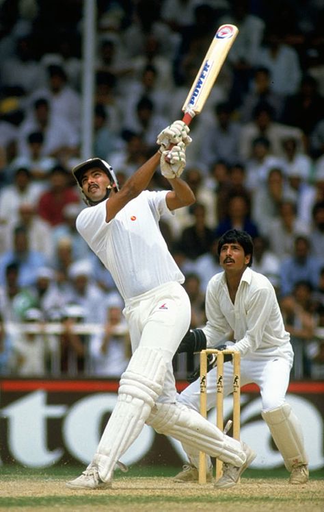 7. Ravi Shastri  Morecambe CC and India Imran Khan Cricketer, Ravi Shastri, Cricket Games, India Cricket Team, India Cricket, Cricket Bat, Imran Khan, Editorial News, All Team