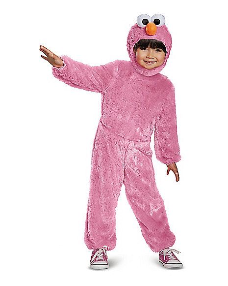 Toddler Pink Elmo One Piece Costume - Sesame Street - Spirithalloween.com 3 Person Costume, Monster Fancy Dress, Sesame Street Halloween Costumes, Elmo Dress, Elmo Costume, Fur Costume, Elmo Sesame Street, Sesame Street Elmo, Toddler Size Chart