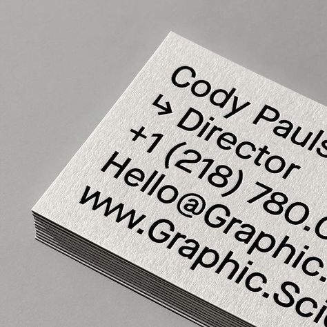 Colorplan on Instagram: "Colorplan Mist with a black foil duplexed to Ebony with a white foil for @graphic.science's business cards, printed by @lunchpress." Email Signature Design Creative, Company Business Card Design, Graphic Designer Business Card, Colorplan Paper, Business Card Gallery, Designer Business Card, Email Signature Design, Design Business Cards, Visit Card