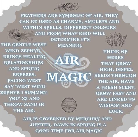 Astro Projection Spell, Air Magick, Elemental Witchcraft, Witch Elements, Witchy Elements, Air Witch, Elemental Magick, Air Magic, Sacral Chakra Healing