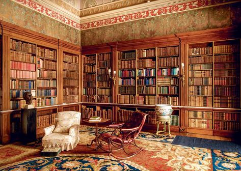 Harewood House | House & Garden Spanish Library, Houses In England, Harewood House, Home Library Rooms, Period Color, Medieval Decor, English Houses, Georgian Architecture, Castles Interior