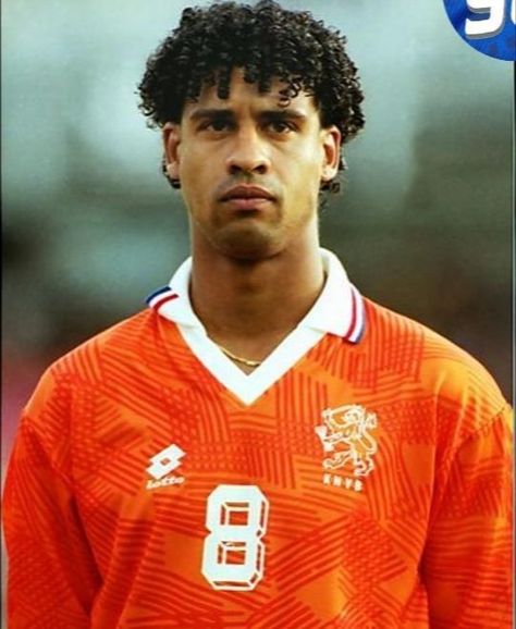 Frank Rijkaard Euro 1992 Frank Rijkaard, Soccer Legends, Football Shirt Designs, Johan Cruyff, Soccer Inspiration, Childhood Dreams, Soccer Motivation, Poster Size Prints, European Championships