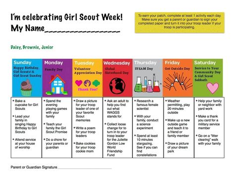 Girl Scout Week activities DBJ Junior Girl Scout Badges, Girl Scouts Brownies, Brownie Scouts, Scout Mom, Girl Scout Badges, Girl Scout Activities, Troop Leader, Daisy Scouts, Girl Scout Juniors