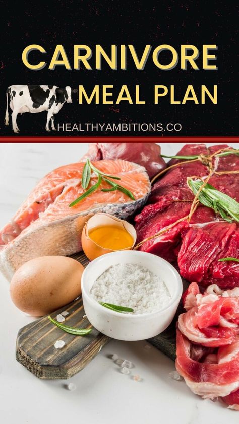 Caveman Diet Food List, Carnivore Diet Meal Plan, Caveman Diet Recipes, Meal Plan Recipes, The Carnivore Diet, Meat Eater, Caveman Diet, Best Smoothie, Meat Diet