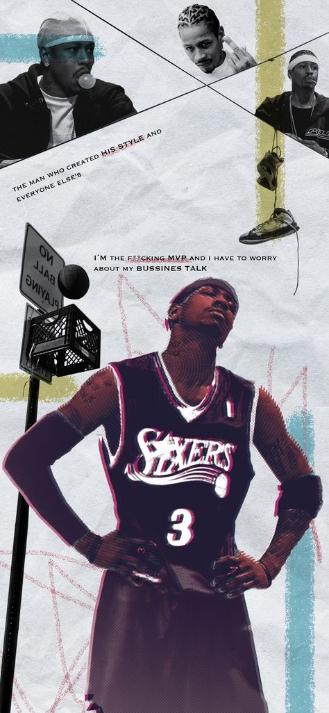 Allen Iverson Wallpapers Aesthetic, Allan Iverson Wallpapers, Allen Iverson Poster, Allen Iverson Wallpapers Iphone, R&b Wallpaper Aesthetic, Allen Iverson Aesthetic, 76ers Wallpaper, Basketball Aesthetic Wallpaper, Nba Wallpapers Aesthetic